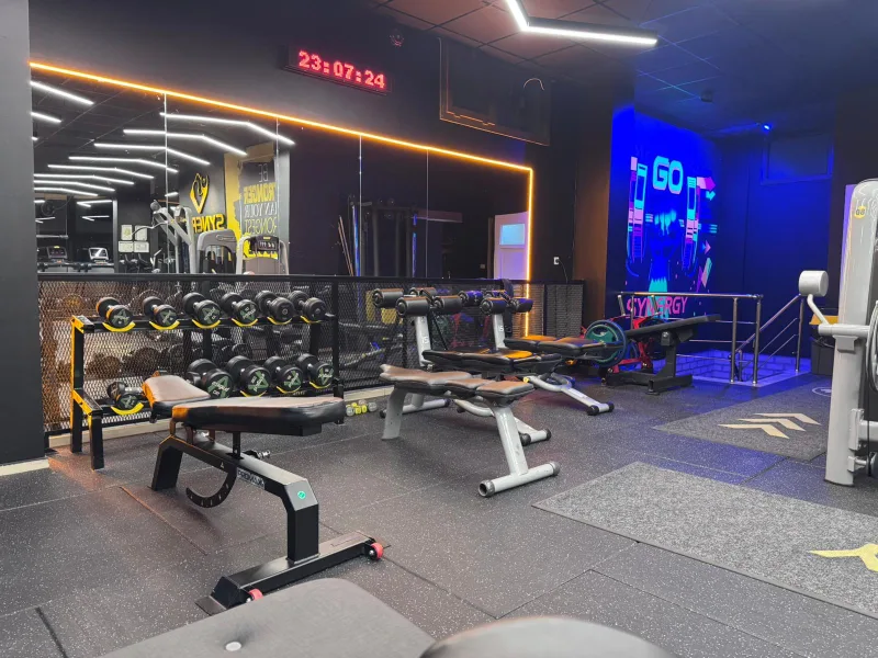 Synergy Fitness üst kat bench press ve göğüs istasyonları